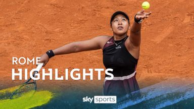 Osaka claims comfortable victory over Burel in Rome