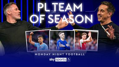 'I'm surprised he's in!' | Nev and Carra's Premier League team of the season