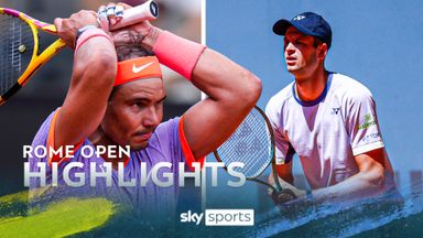 Impressive Hurkacz defeats 10-time champion Nadal in Rome