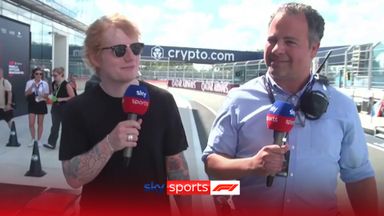 'Tractor Boys on tour!' | Ed Sheeran and Ted walk the Miami pit lane