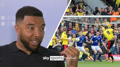 'Look at the athletism!' | Deeney watches back iconic play-off goal!