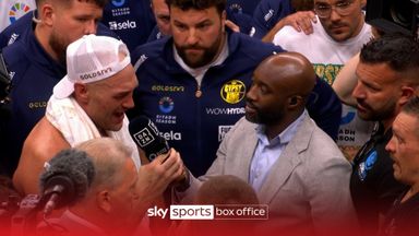 'I won that fight!' | Fury calls for rematch with Usyk