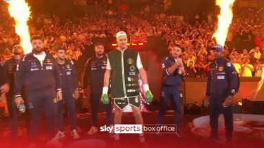 Tyson Fury's fiery ringwalk!