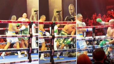 UNSEEN ANGLE: How close did Usyk come to knocking out Fury?