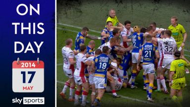 OTD: Two brawls in a minute! | Tensions boil over between Wigan and Leeds