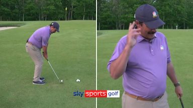 'I'm done!' | The hilariously awkward moment a pro gets yips on live TV