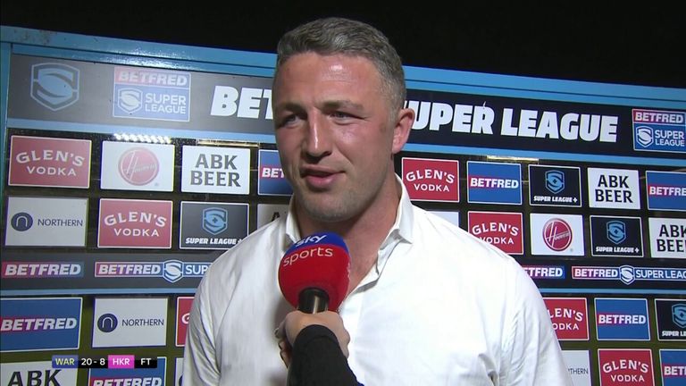 Sam Burgess says it was great for Warrington Wolves to get the victory over Hull KR.