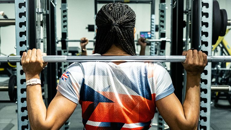 Abigail told Sky Sports: 'I've had abs since I was eight years old'. Pic: Sam Oduniyi