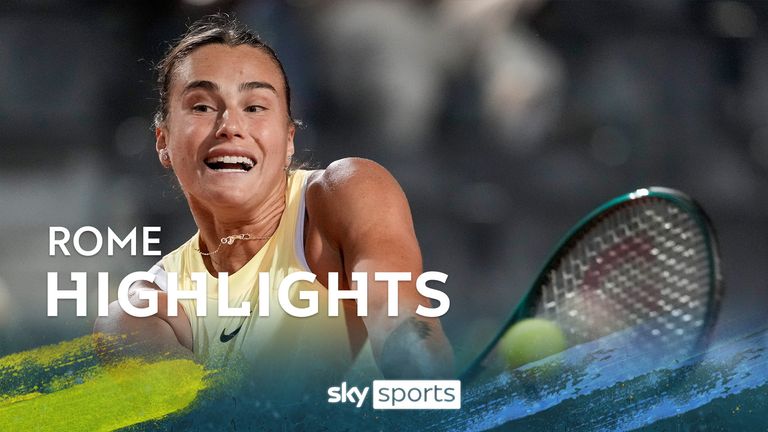 World No.2 Aryna Sabalenka advances to Rome quarterfinals