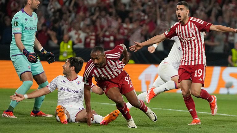 Ayoub El Kaabi scored the only goal for Olympiakos