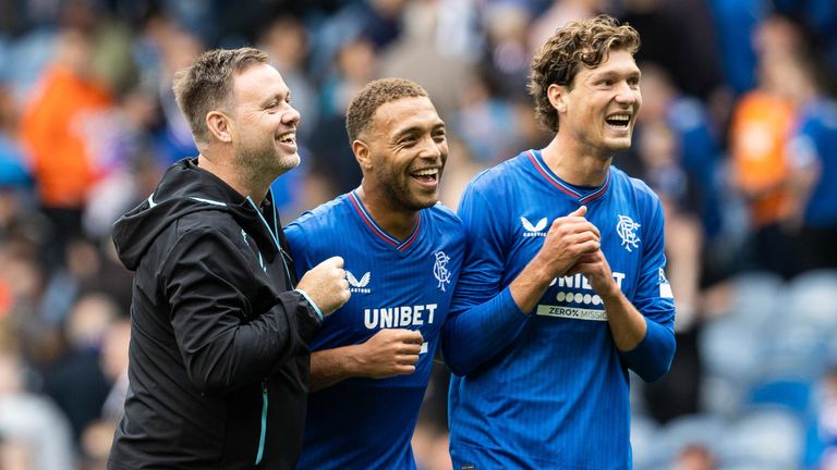 Michael Beale brought Cyriel Dessers and Sam Lammers to Rangers last summer 