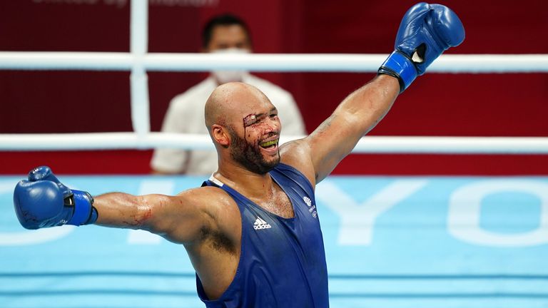 Frazer Clarke was a Boxing medallist at the delayed Tokyo 2020 Olympic Games