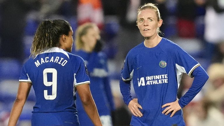 Chelsea are six points behind WSL leaders Man City with only one game in hand