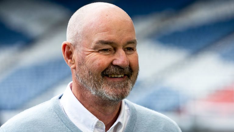 GLASGOW, SCOTLAND - MAY 22: Scotland Head Coach Steve Clarke names his provisional squad for UEFA EURO 2024 at Hampden park, on May 22, 2024, in Glasgow, Scotland.  (Photo by Craig Williamson / SNS Group)