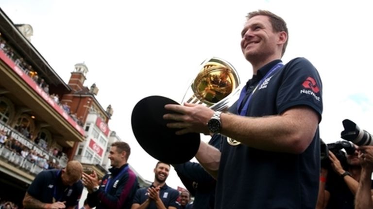 Eoin Morgan guided England to victory at the 2019 Cricket World Cup