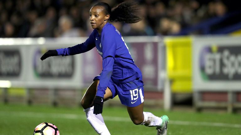 Crystal Dunn made a big impact in the Chelsea dressing room                                                                                                                                                                                                                                                                