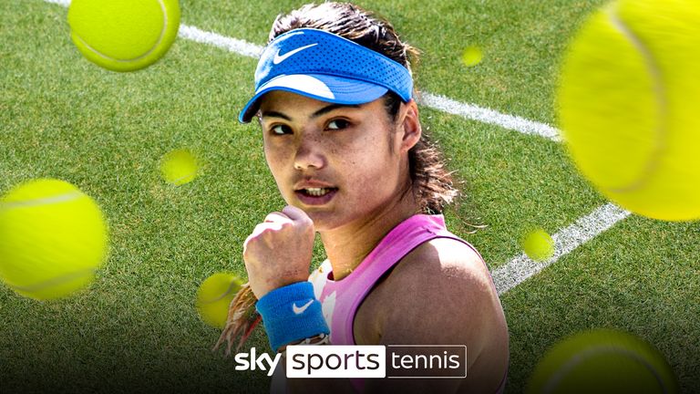 You can watch Emma Raducanu live on the new Sky Sports Tennis channel
