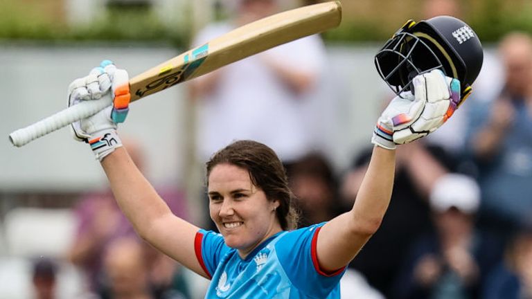 England's Nat Sciver-Brunt (124no) smashed her ninth ODI century against Pakistan