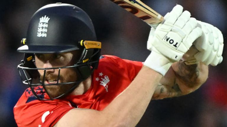 England's Phil Salt hit 45 off 24 balls against Pakistan in the fourth and final T20I