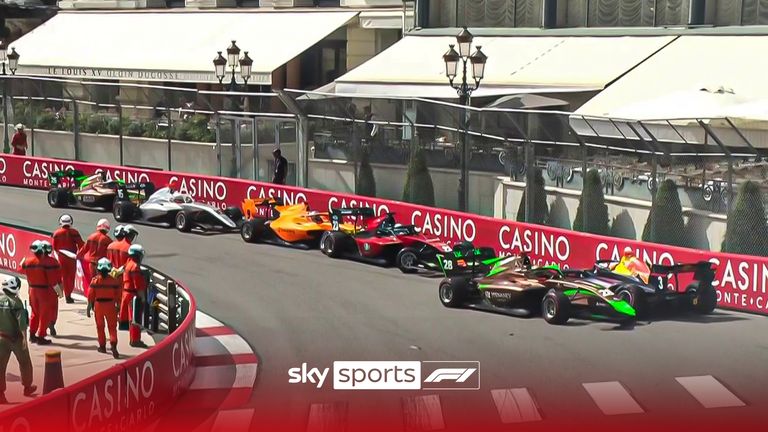 Monaco F3 Sprint crash