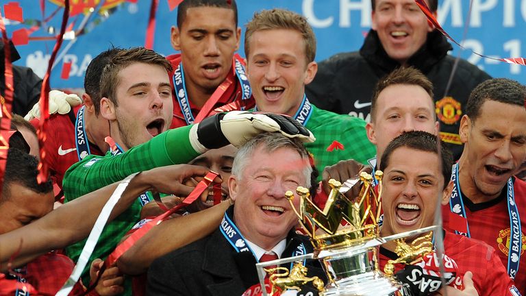 Sir Alex Ferguson led Manchester United to 13 Premier League titles