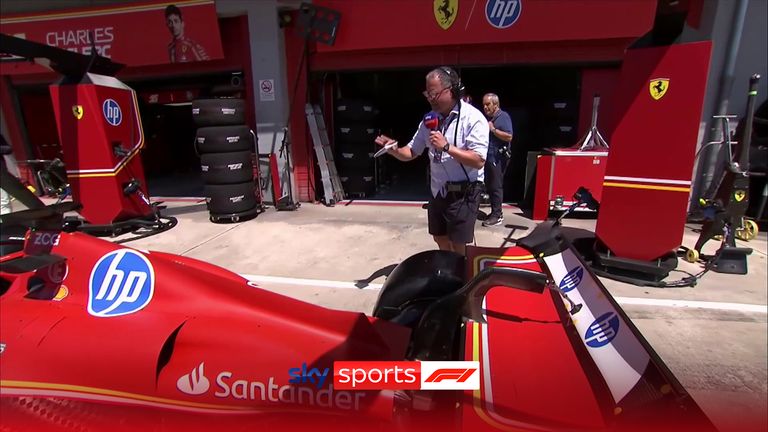 Sky Sports Ted Kravitz talks through Ferraris upgrades for the Imola GP.