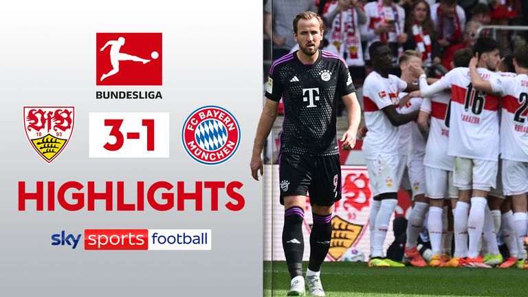 Highlights of the Bundesliga match between VfB Stuttgart and Bayern Munich. 