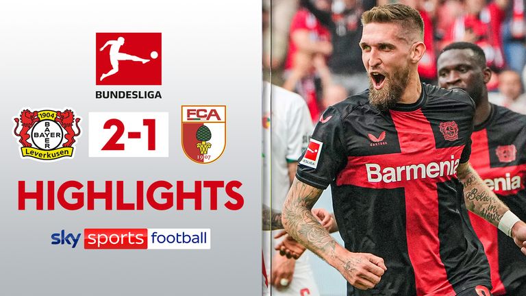 Highlights of the Bundesliga match between Bayer Leverksuen and Augsburg thumb
