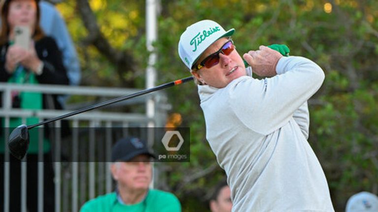 Charley Hoffman finished day one of the PGA Tour Charles Schwab Challenge with a bogey free one-shot lead