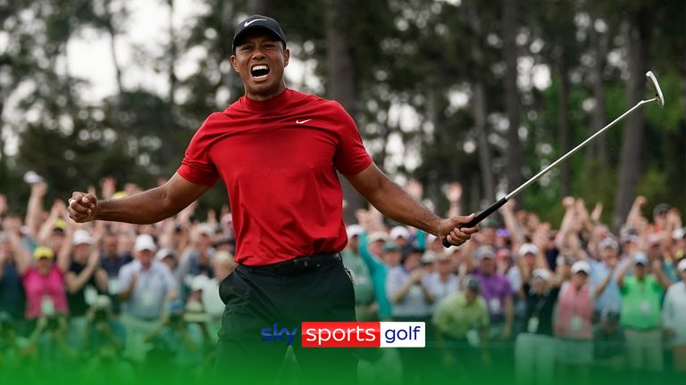 A look back at highlights from Tiger Woods&#39; five wins at Augusta National.