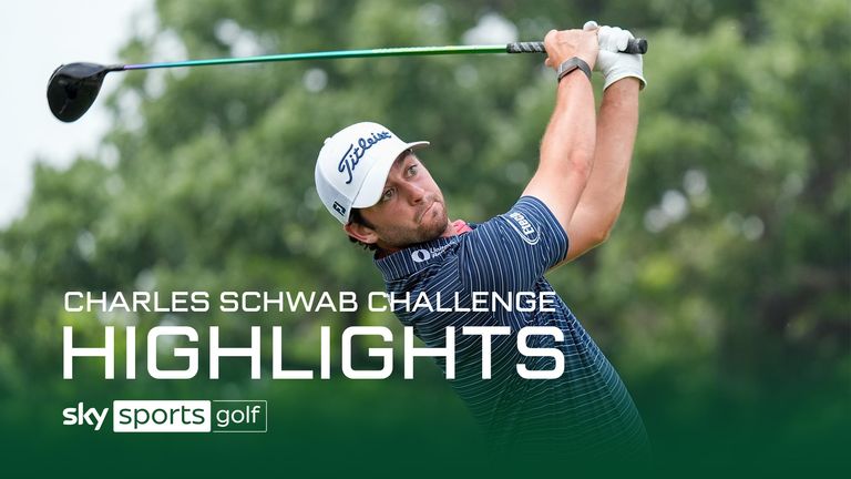 Highlights from the third round of the Charles Schwab Challenge.