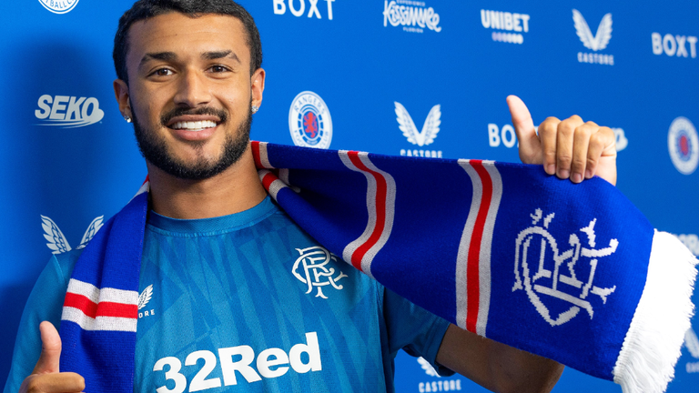 Jefte has joined Rangers on a four-year deal (Credit: Rangers FC)