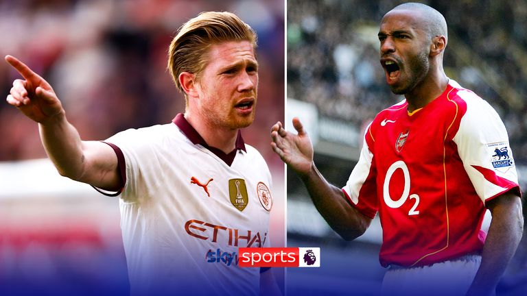 THIERRY HENRY AND KEVIN DE BRUYNE