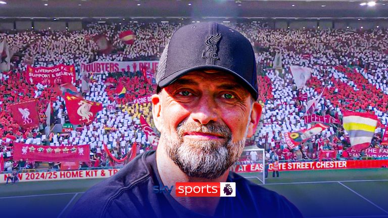 Emotional scenes at Anfield for Klopp&#39;s final &#39;You&#39;ll Never Walk Alone&#39;