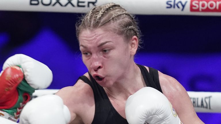 Lauren Price will fight for a world title for the first time in her pro career 
