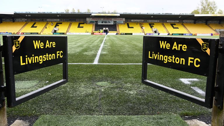 LIVINGSTON, SCOTLAND - APRIL 27:A General Stadium View during a cinch Premiership match between Livingston and Ross County at Tony Macaroni Arena, on April 27, 2024, in Livingston, Scotland.  (Photo by Rob Casey / SNS Group)