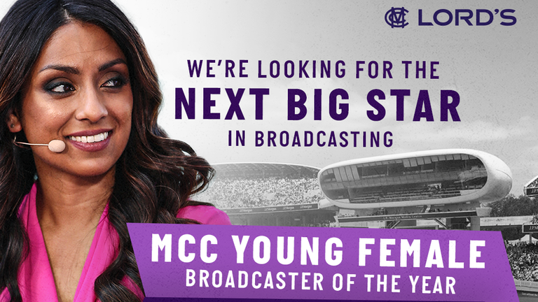 Sky Sports is working with the MCC and Take Her Lead to find the young femal broadcaster of the year 