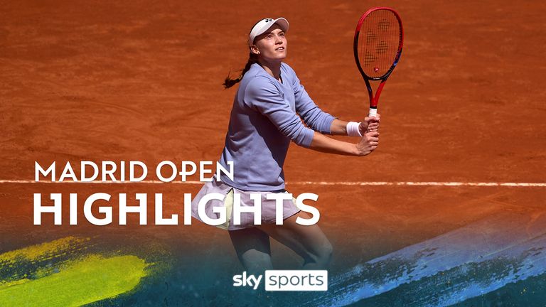 Elena Rybakina en el Open de Madrid
