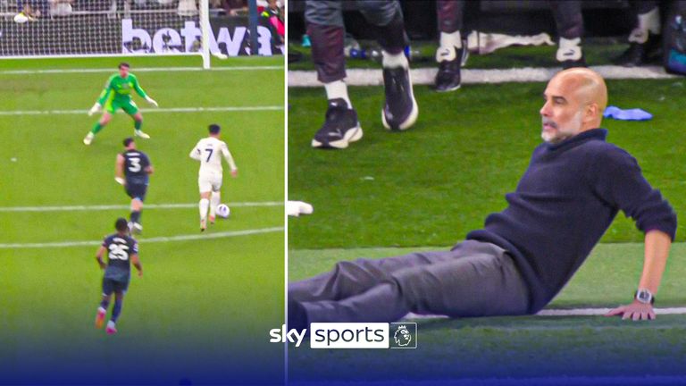 Manchester City vs Tottenham - Ortega's save from Son