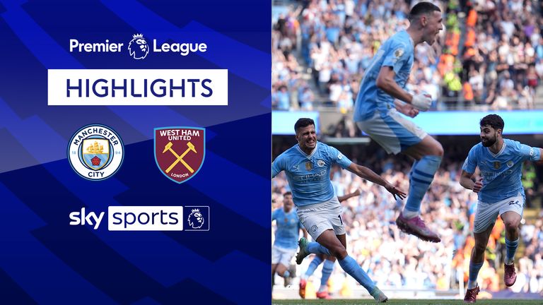 Man City win record fourth Premier League in a row