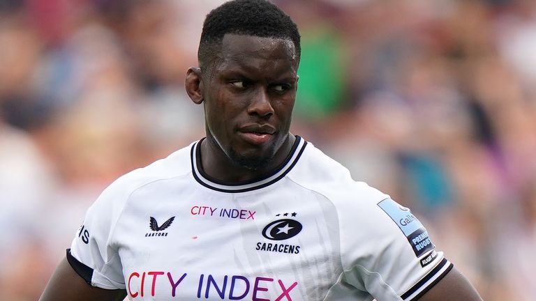 Maro Itoje during Saracens' clash against Bristol Bears in the Gallagher Premiership