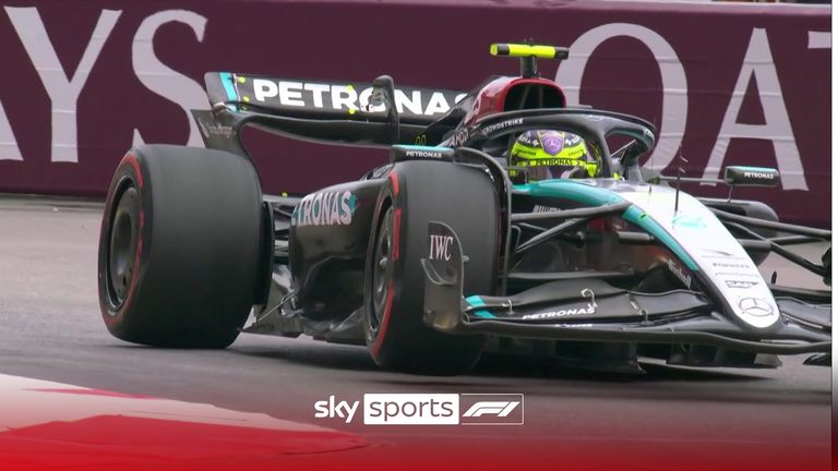 After Lewis Hamilton led the first practice session at the Monaco Grand Prix, Martin Brundle analyzed his fastest lap.