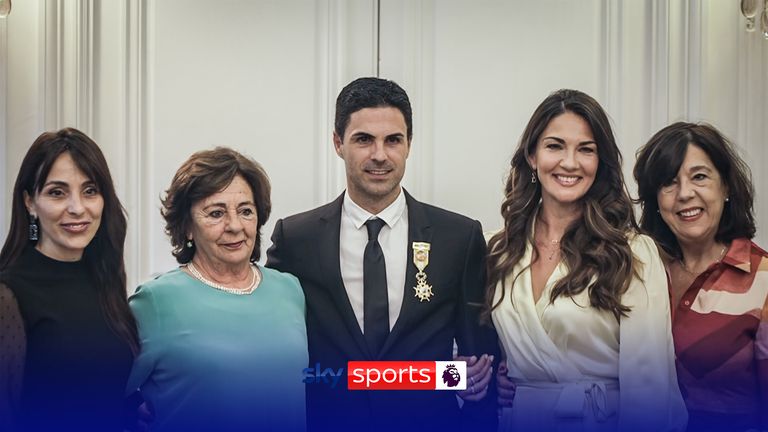 Mikel Arteta IS given the The Royal Order of Isabella the Catholic at the Spanish Embassy