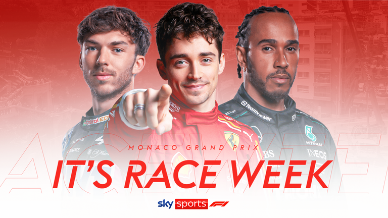 El GP de Mónaco se llevará a cabo este domingo a las 2 p. m., en vivo por Sky Sports F1 y Sky Sports Main Event