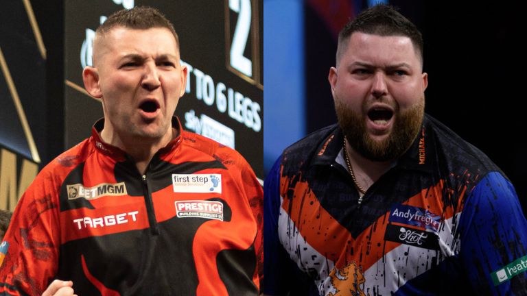 Nathan Aspinall and Michael Smith will collide in a winner-takes-all quarter-final showdown in Sheffield on Thursday