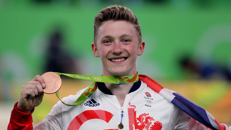 Nile Wilson won his Olympic bronze medal at Rio 2016