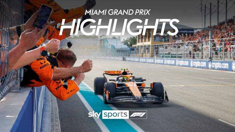 Miami GP highlights – Norris wins