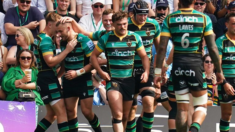 Northampton set new Gallagher Premiership records on Saturday