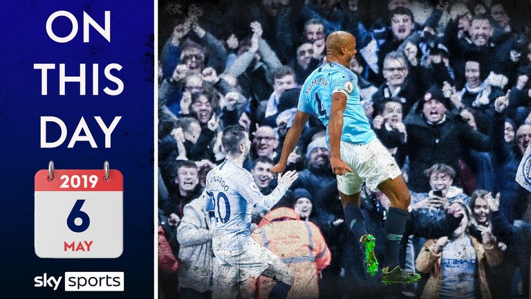 On this day: 2019 | Vincent Kompany&#39;s stunning winner for Man City