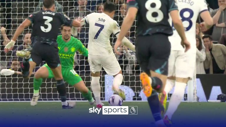 Son denied by Ortega - Spurs vs Man City